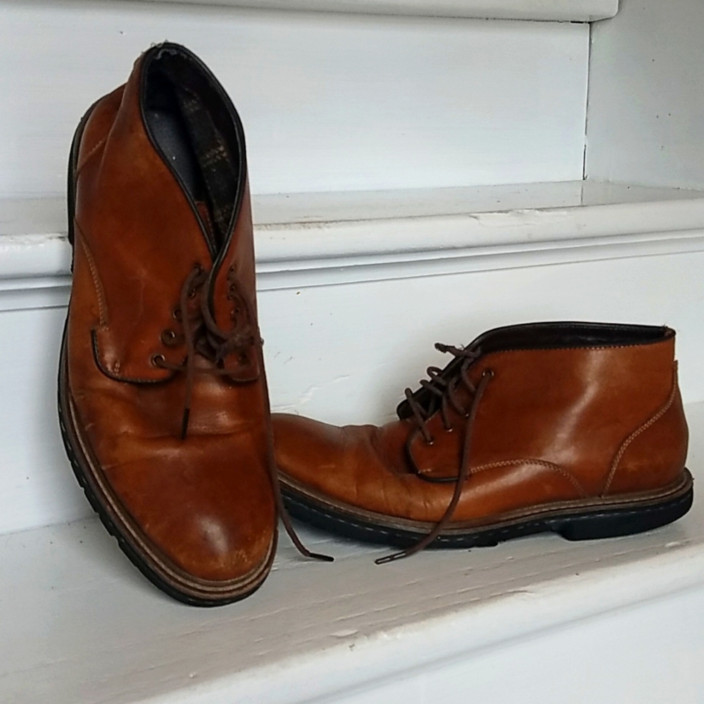 Kenneth Cole Reaction Leather lace up ankle boot